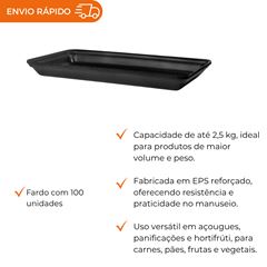 BANDEJA B8 RASA PRETA - CR-008