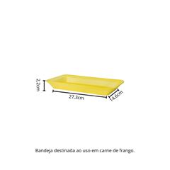 BANDEJA AUTO-ABSORVENTE B4 FUNDA AMARELA -10PLE