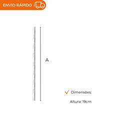 CANUDO PAPEL BRANCO SACHÊ 6MM