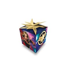 CAIXA SURPRESA QUADRADA CAPITA MARVEL