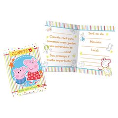 CONVITE PQ PEPPA PIG BABY