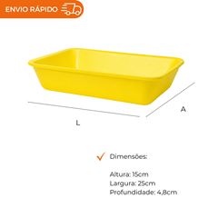 BANDEJA B65 FUNDA AMARELA - CF-065