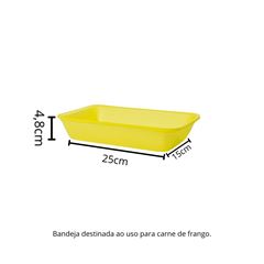 BANDEJA B65 FUNDA AMARELA - CF-065