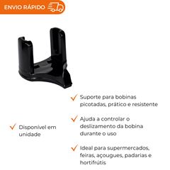 SUPORTE PARA BOBINA - PRETO