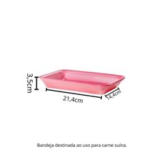 BANDEJA AUTO-ABSORVENTE B2 FUNDA ROSA BIODEGRADÁVEL - CFA002