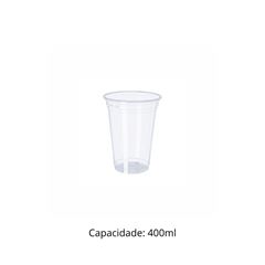 COPO 400ML DESCARTÁVEL PP TRANSPARENTE - PPT-440