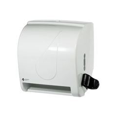 DISPENSER PARA PAPEL TOALHA COM ALAVANCA - BRANCO