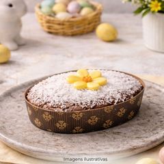 FORMA FORNEÁVEL OVAL MICROONDULADA DECORADA 300G