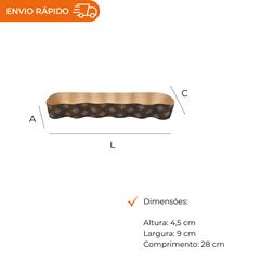 FORMA FORNEÁVEL STOLLEN MICROONDULADA DECORADA 500G