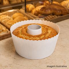 FORMA FORNEÁVEL TORTA SUÍÇA 15 BRANCA