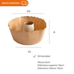 FORMA FORNEÁVEL TORTA SUÍÇA 13 KRAFT