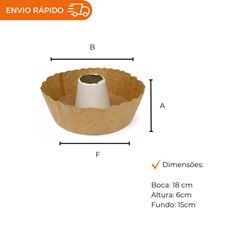 FORMA FORNEÁVEL TORTA SUÍÇA 15 KRAFT