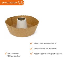 FORMA FORNEÁVEL TORTA SUÍÇA 15 KRAFT
