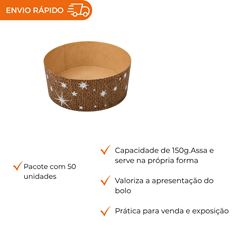 FORMA FORNEÁVEL GALLUP 10 KRAFT DECORADA
