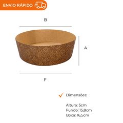 FORMA FORNEÁVEL GALLUP 15 KRAFT DECORADA