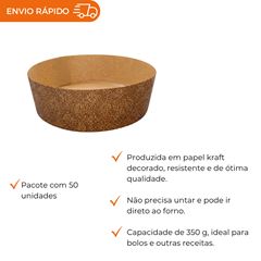 FORMA FORNEÁVEL GALLUP 15 KRAFT DECORADA