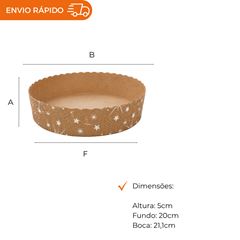 FORMA FORNEÁVEL GALLUP 20 KRAFT DECORADA