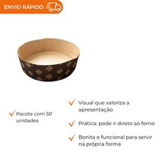 FORMA FORNEÁVEL GALLUP 15 MICROONDULADA DECORADA