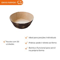 FORMA FORNEÁVEL PARA BOMBOCADO 70X30MM 