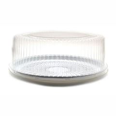 EMBALAGEM PET TORTA MÉDIA BRANCA - G 56MM SF