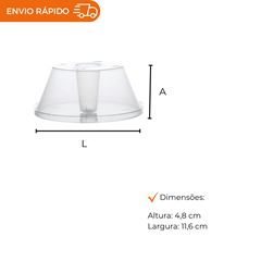 FORMA PUDIM COM TAMPA 300ML - PW63 TWH