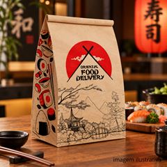 SACO DE PAPEL KRAFT S.O.S ORIENTAL FOOD 15KG