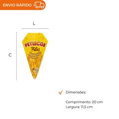 EMBALAGEM CONE BATATA FRITA PEQUENO