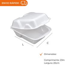 FRANGUEIRA DE ISOPOR COM TAMPA - PTF-220