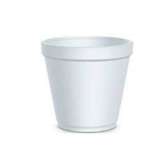 COPO DE ISOPOR 88ML TÉRMICO BRANCO - 03OZ