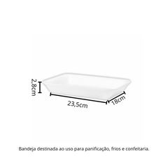 BANDEJA B3 FUNDA BRANCA - CFC-003