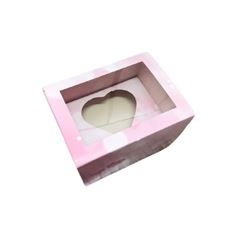 EMBALAGEM CAIXA BOX 2 GAVETAS 18,5X14,5X14CM ROSA