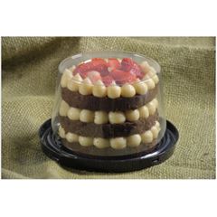 EMBALAGEM PET TORTA MINI PRETA - G 31CT