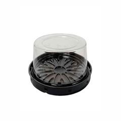EMBALAGEM PET TORTA MINI PRETO - G 31CT