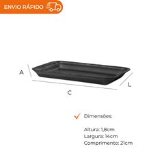 BANDEJA B2 RASA PRETA - TRL-02