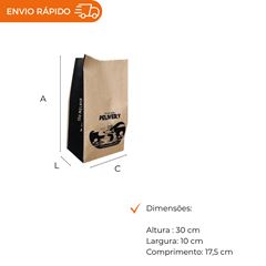 SACO DE PAPEL KRAFT S.O.S. DELIVERY 5KG