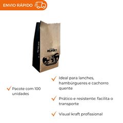 SACO DE PAPEL KRAFT S.O.S. DELIVERY 7,5KG
