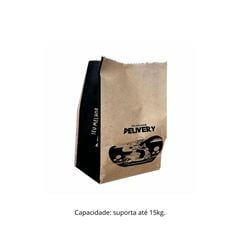 SACO DE PAPEL KRAFT S.O.S. DELIVERY 15KG