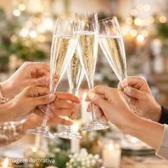 TAÇA ACRÍLICA PARA CHAMPAGNE 120ML CRISTAL