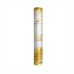 LANÇA CONFETE METALIZADO 30CM DOURADO