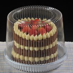 EMBALAGEM PET TORTA MINI PRETA - G 32MA