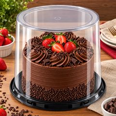 EMBALAGEM PET TORTA ALTA PT - G 59CT