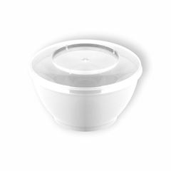 POTE ACRÍLICO 100ML COM TAMPA BRANCO
