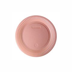 PRATO DESCARTÁVEL RASO 15CM ROSE GOLD