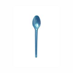 COLHER PARA SOBREMESA PEROLADA AZUL