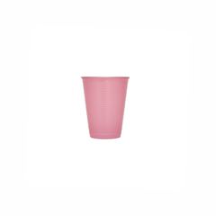 COPO DESCARTÁVEL PEROLADO PS 200ML ROSA