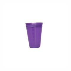 COPO DESCARTÁVEL PEROLADO PS 200ML ROXO