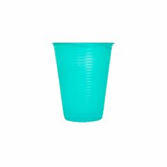 COPO DESCARTÁVEL PEROLADO PS 200ML VERDE