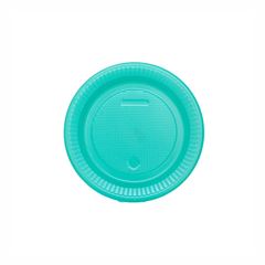 PRATO DESCARTÁVEL PEROLADO RASO 15CM VERDE