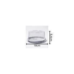 EMBALAGEM PET TORTA MINI BRANCA - P 35 ALTA PREMIUM