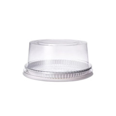 EMBALAGEM PET TORTA MINI BRANCA - P 35 ALTA PREMIUM